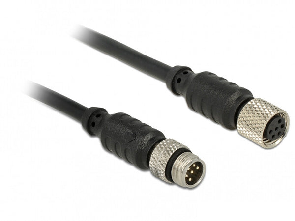 Navilock 62974 serielkabel Sort 5 m M8