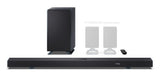 Sharp HT-SBW55121(BK) SoundBar højttaler Sort 5.1.2 kanaler 212 W