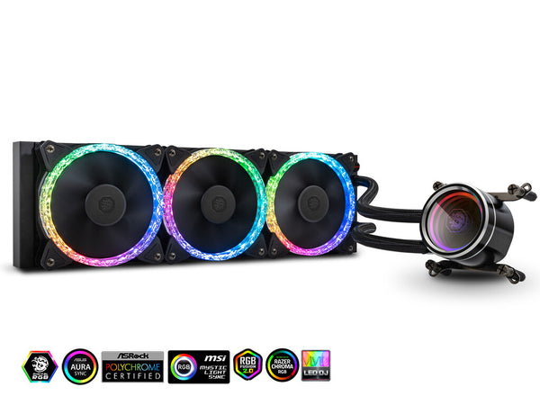 Bitspower BPTA-CYAIO360-NTX Computerkølesystem Processor Væskekølingssæt Sort 1 stk