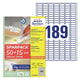 Avery L4731REV-65 print etiket Hvid Selvklæbende printeretiket