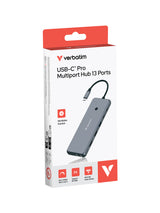 Verbatim CMH-13 USB Type-C 10000 Mbit/s Sølv
