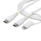 StarTech.com 2M-U2-LNTC-CABLE USB-kabel USB C 0,48 Gbit/sek. 60 W Hvid