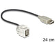 DeLOCK 86329 USB-kabel 0,24 m USB A Sort
