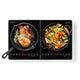 Nedis KAIP124CBK2 kogeplade Sort Bordplade 56 cm Zone induktionskogeplade 2 zone(s)