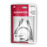 Axagon BUCM-CM30AB USB-kabel USB 2.0 3 m USB C 0,48 Gbit/sek. 60 W Sort