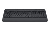 Logitech Signature K650 tastatur Kontor Bluetooth QWERTZ Tjekkisk Grafit