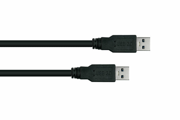 Kabelmeister UK30P-AA-005S USB-kabel USB 3.2 Gen 1 (3.1 Gen 1) 0,5 m USB A 5 Gbit/sek. Sort