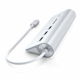 Satechi ST-TCHCRS dockingstation USB 3.2 Gen 1 (3.1 Gen 1) Type-C Sølv