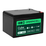 Green Cell AGM12V12AH-H UPS batteri Blybatterier (VRLA) 12 V 12 At