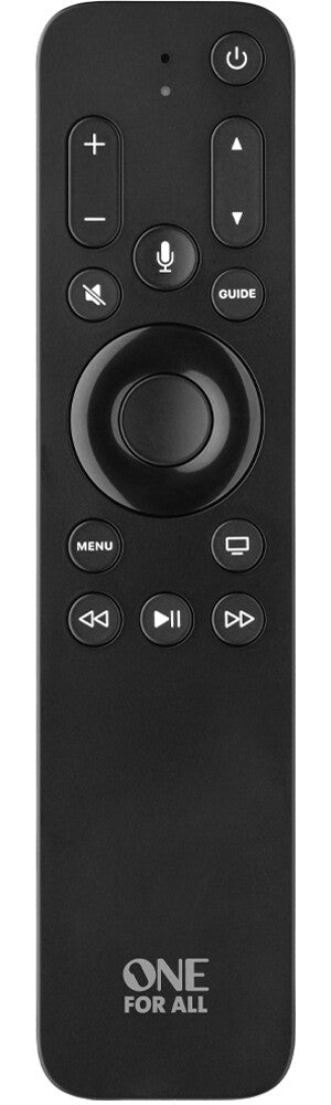 One For All Apple TV Remote fjernbetjening RF trådløst Lyd, Soundbar højttaler, TV Tryk på knapper, Stemme