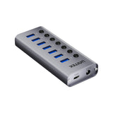 UNITEK H1314A01-EU interface hub USB Type-C 5000 Mbit/s Grå