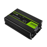 Green Cell INV11 strømadapter og vekselret Automatisk 2000 W Sort