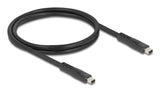 DeLOCK 81176 DisplayPort kabel 1 m Mini DisplayPort Sort