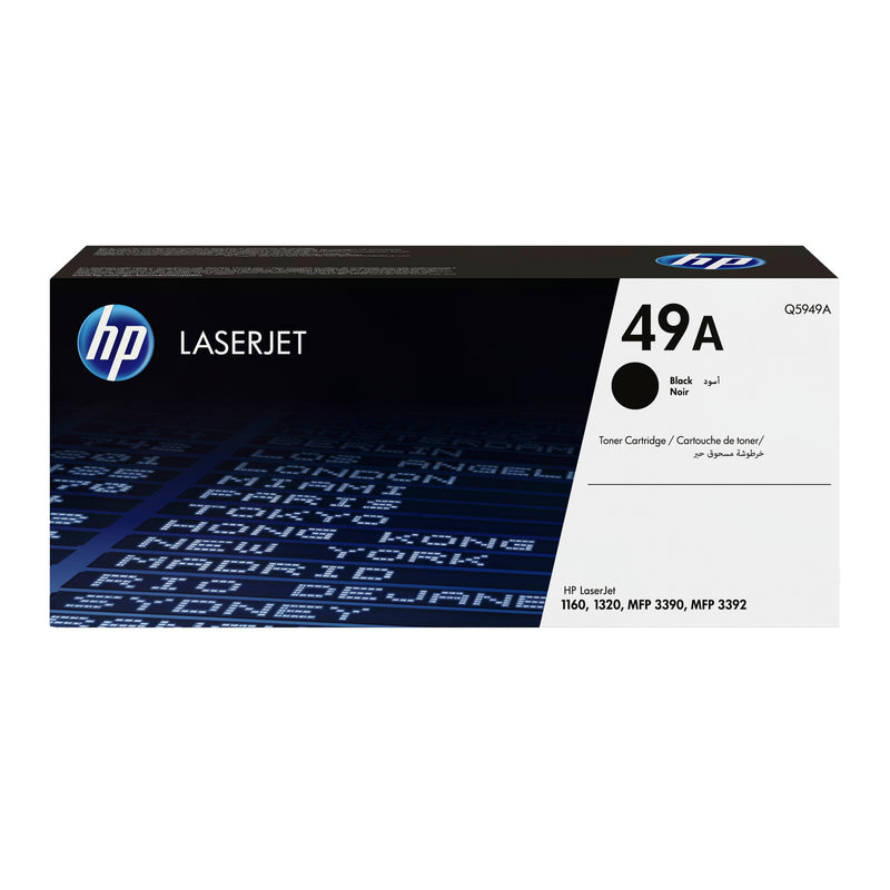HP Original 49A LaserJet-tonerpatron, sort