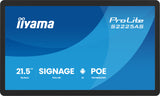 iiyama ProLite S2225AS-B1P Digital fladpaneldisplay 54,6 cm (21.5") LCD Wi-Fi 500 cd/m² Fuld HD Sort Indbygget processer Android 24/7