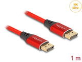 DeLOCK 80631 DisplayPort kabel 1 m Rød