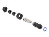 DeLOCK 67049 kabelsamler RJ45 Sort