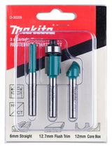 Makita D-30209 fræser Fræser sæt