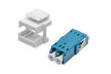 Digitus DN-96007-1-K fiber adapter LC/LC 1 stk Blå