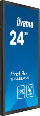 iiyama TF2438MSC-B1 computerskærm 60,5 cm (23.8") 1920 x 1080 pixel Fuld HD LED Berøringsskærm Sort
