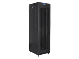 Lanberg FF01-6842-23BL stativ 42U Fritstående reol Sort
