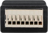Goobay 76737 kabel kønsskifter RJ-45 8-pin Sort