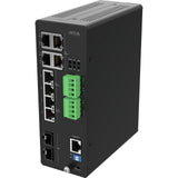 Axis 02621-001 netværksswitch Administreret 10G Ethernet (100/1000/10000) Strøm over Ethernet (PoE) Sort