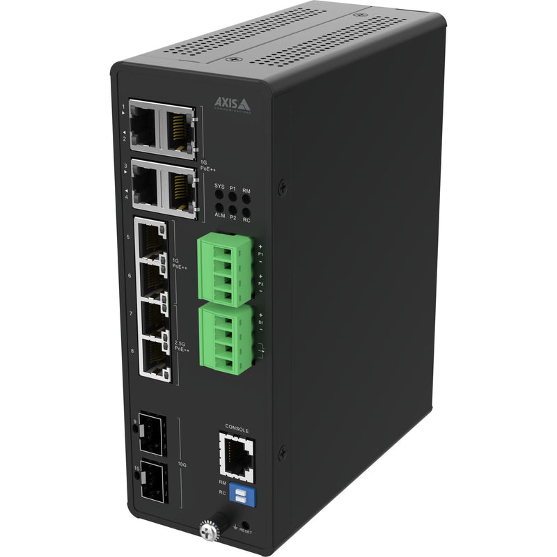 Axis 02621-001 netværksswitch Administreret 10G Ethernet (100/1000/10000) Strøm over Ethernet (PoE) Sort