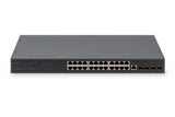 Digitus DN-80223 netværksswitch Administreret L3 Gigabit Ethernet (10/100/1000) 1U Sort