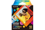 Fujifilm Instax Film 10 Shots SQUARE - Rainbow instant film 10 stk 86 x 72 mm