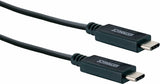 Schwaiger LK 101 C USB-kabel USB 3.2 Gen 2 (3.1 Gen 2) 1 m USB C 10 Gbit/sek. Sort