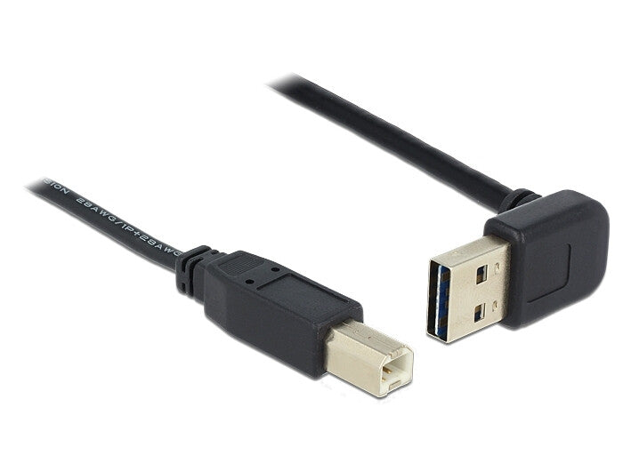DeLOCK 83542 USB-kabel USB 2.0 5 m USB A USB B 0,48 Gbit/sek. Sort