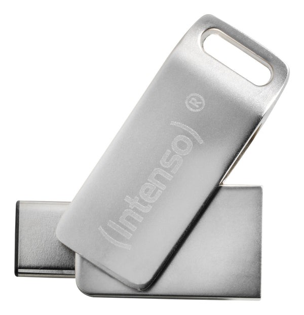Intenso cMobile Line USB-nøgle 64 GB USB Type-A / USB Type-C 3.2 Gen 1 (3.1 Gen 1) Sølv