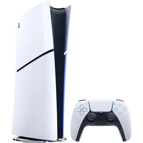 Sony Interactive Entertainment Playstation 5 Slim Digital Edition 825 GB Wi-Fi Sort, Hvid