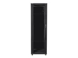 Lanberg FF01-6642-12B stativ 42U Fritstående reol Sort