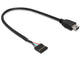 DeLOCK 83170 USB-kabel USB 2.0 0,3 m Mini-USB B 0,48 Gbit/sek. Sort