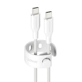 PanzerGlass empower™ by ® Racing 240W USB-C to USB-C Kabel | USB 2.0 | 1.2M | Silver White