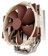 Noctua NH-U14S Computerkølesystem Processor Køler 12 cm Brun, Rustfrit stål