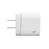 Silicon Power SP18WASYQM10L0CW oplader til mobil enhed Smartphone, Tablet Hvid Vekselstrøm Hurtig opladning Indendørs