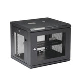 StarTech.com RK920WALM stativ 9U Vægmonteret stativ Sort