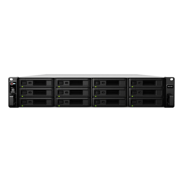 Synology RX1217RP disk array 0 TB Stativ (2U) Sort, Grå