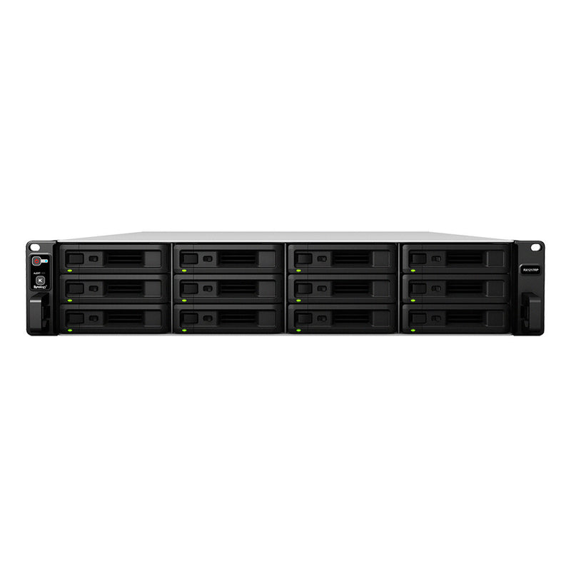 Synology RX1217RP disk array 0 TB Stativ (2U) Sort, Grå