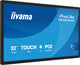 iiyama TW3226AS-B3P skilte display Kiosk design 80 cm (31.5") LED Wi-Fi 430 cd/m² Fuld HD Sort Berøringsskærm Indbygget processer Android 24/7