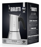 Bialetti Venus box Moka gryde 0,1 L Sølv