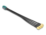 DeLOCK 90289 koaxial kabel 0,2 m Mini FAKRA Z 4 x SMA Sort