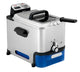 Tefal Oleoclean Pro Inox & Design FR8040 Enkelt 3,5 L 2300 W Sort, Rustfrit stål