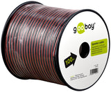 Goobay 15022 lydkabel 100 m Sort, Rød