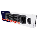 Trust Primo tastatur Mus inkluderet Universel RF trådløst QWERTY US engelsk Sort
