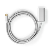 Nedis CCTB64680AL20 videokabel adapter 2 m HDMI Type A (Standard) USB Type-C Sølv