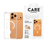 PanzerGlass CARE™ by ® Samba Case Transparent m. Hvid MagSafe iPhone 17 Pro Max